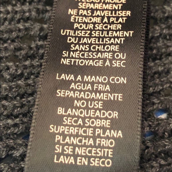 NWOT Ella Moss Asymmetric Fringey Sweater Size M/L - Picture 6 of 6